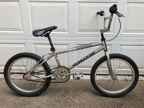 Mongoose Expert Comp Chrome Looptail Old Mid School Bmx Bike