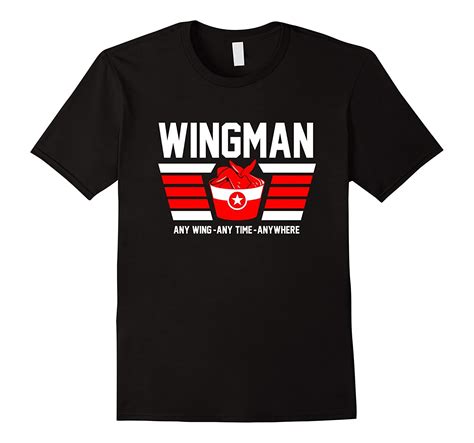 Mens Wingman Chicken Wings Lover T Shirt Azp Anzpets