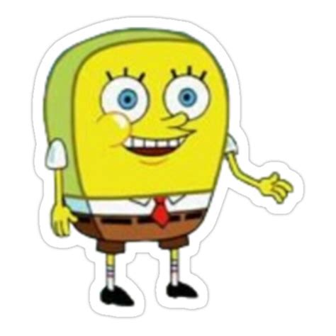 Round Spongebob Stickers By Rad Merch Redbubble