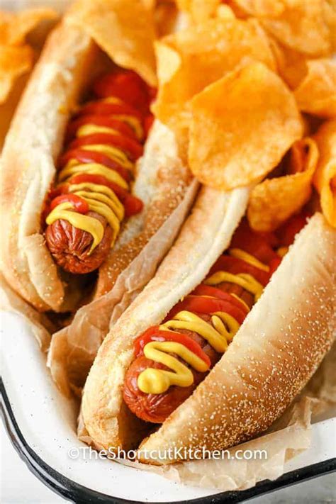 Air Fryer Hot Dogs Easy Lunch Or Dinner The Shortcut Kitchen