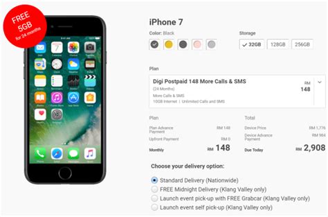 Lasts up to 1.5 hours longer than iphone 8 plus. Digi offers the iPhone 7 only on its Digi Postpaid 148 ...