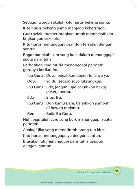 Soal latihan ini terdiri dari mapel ppkn, bahasa indonesia, ipa, ips dan sbdp dengan jumlah soal 20 butir soal pilihan ganda. Contoh Teks Bacaan Untuk Anak Sd Kelas 1 - Berbagai Teks Penting