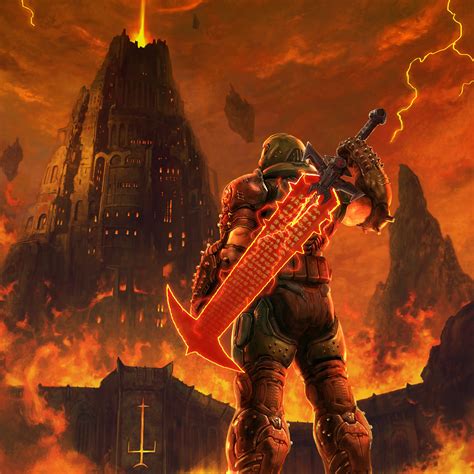 Doom Eternal Pays Tribute To Final Fantasy Vii Remake With Awesome