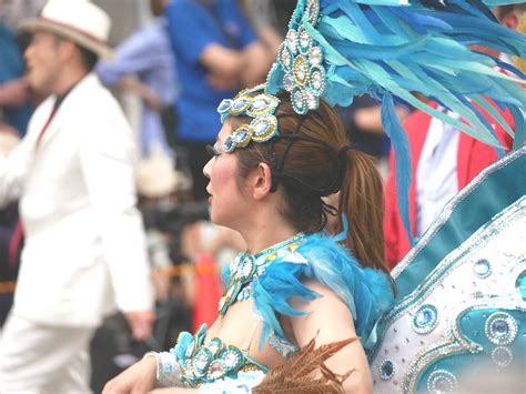 神戸まつり2023 おまつりパレード：escola De Samba Kobeccoのサンバ画像 神戸まつりとサンバの祭り特集 By
