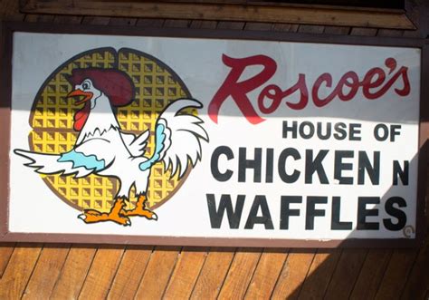 #roscoes chicken and waffles #west coast jokes? Roscoe's House of Chicken and Waffles - Kirbie's Cravings