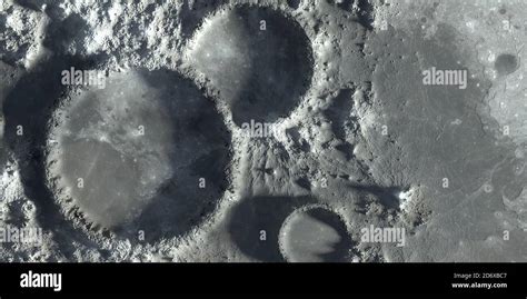 Planet Moon Crater Close Up Stock Photo Alamy