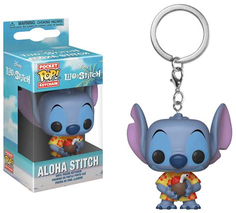 Funko Pocket Pop Disney Aloha Stitch Keychain