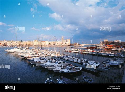Puglia Trani Porto Stock Photo Alamy