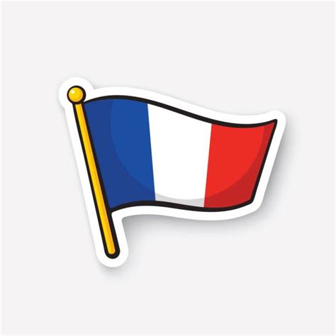 Drawing Of A Pic Of French Flag Illustrations Royalty Free Vector