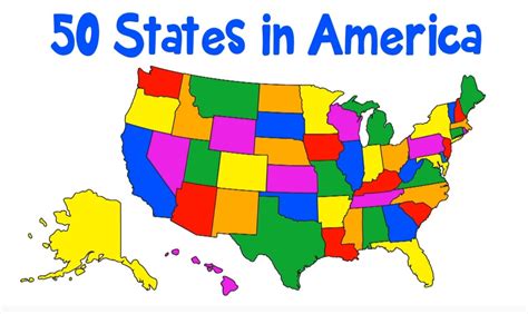 A List Of The 50 States In Alphabetical Order World Maps