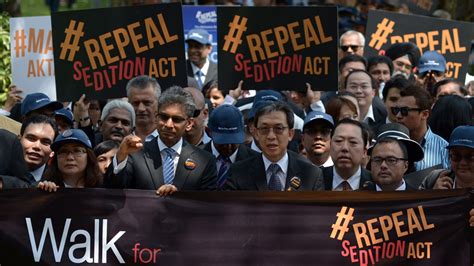 Malaysia Crackdown On Freedom Asia Al Jazeera