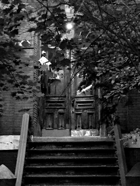 Oak Street and Guernsey - Greenpoint's Haunted House - Door - Photo by