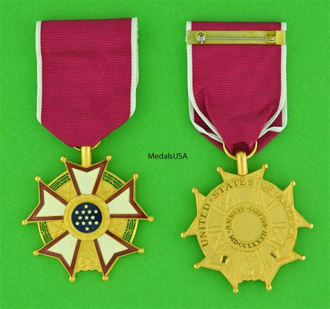 Legion Of Merit Medal Lm Lom Full Size Made In The Usa Usm026