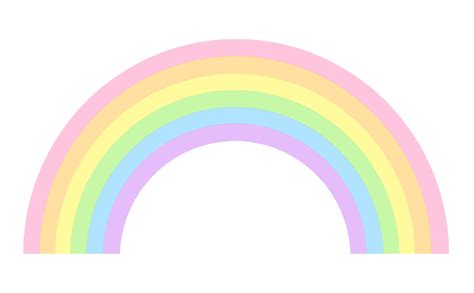 Cute Pastel Rainbow Clip Art Arco Iris Desenho Decoracao Chuva De
