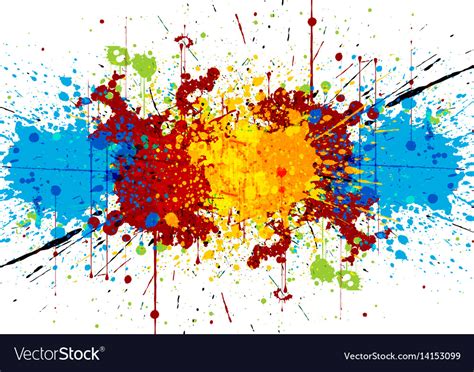 Abstract Bright Watercolor Stains Royalty Free Vector Image