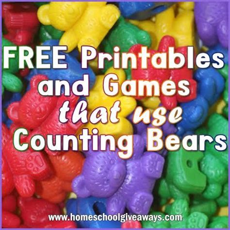 Goldilocks and the 3 bears printable let students order the big, medium and small items from goldilocks by writing. FREE Printables & Games that Use Counting Bears ...