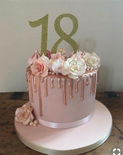 50 Birthday Cake For Her 18th Pics Aesthetic