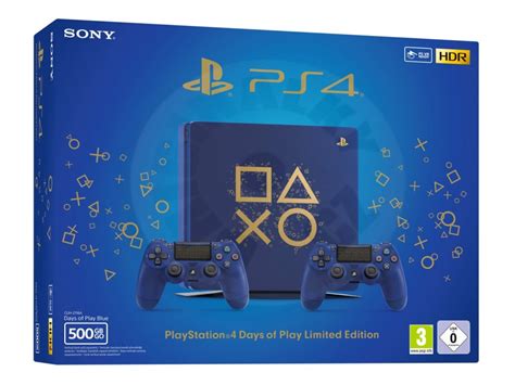 Sony Playstation 4 Slim 500gb Days Of Play Limited Edition Gamershousecz