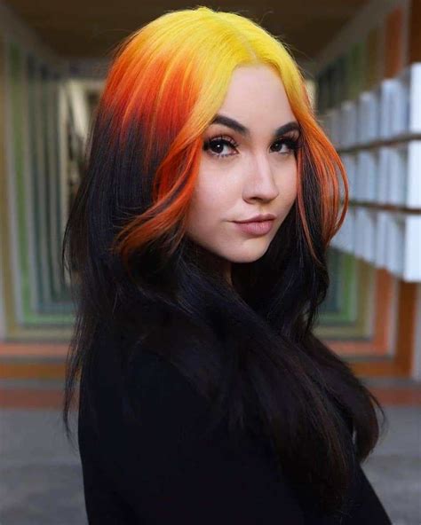 20 Yellow Hair Dye Ideas For A Spicy Hairstyle Yellow Hair Dye Fire Hair Yellow Hair Color