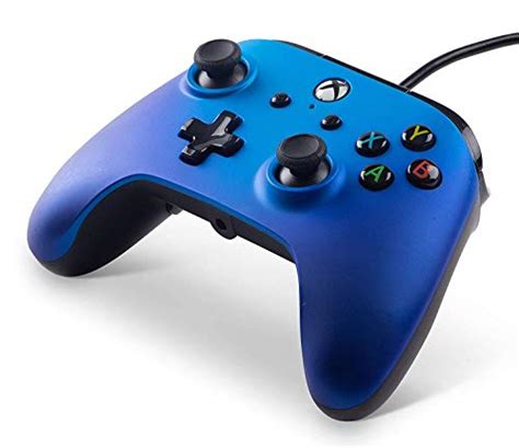 Powera Enhanced Wired Controller For Xbox One Sapphire Fade Renewed