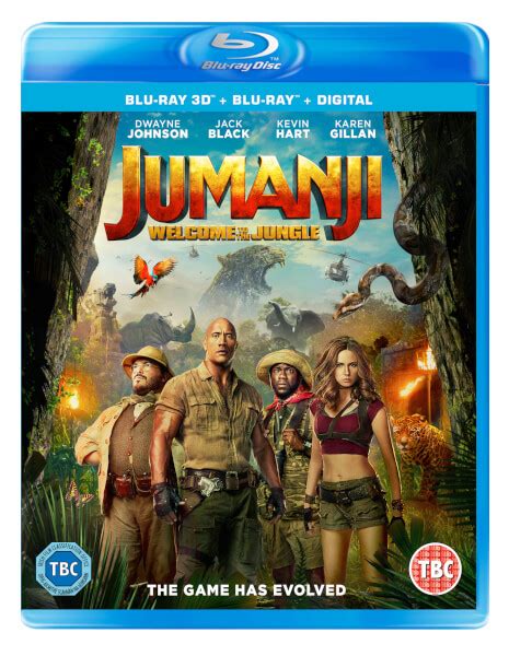 Jumanji Welcome To The Jungle 3d Includes 2d Version Zavvinl
