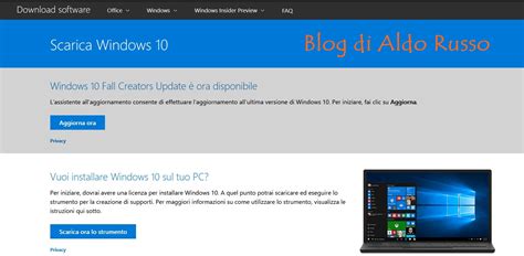 Come Installare Windows 10 Blog Di Aldo Russo Informatica E Tecnologia