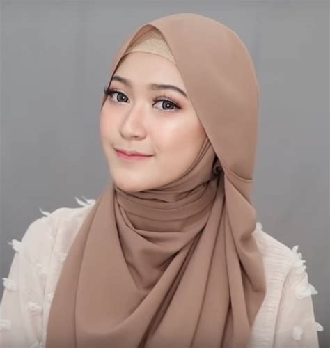 Gambar Cara Memakai Hijab Pashmina