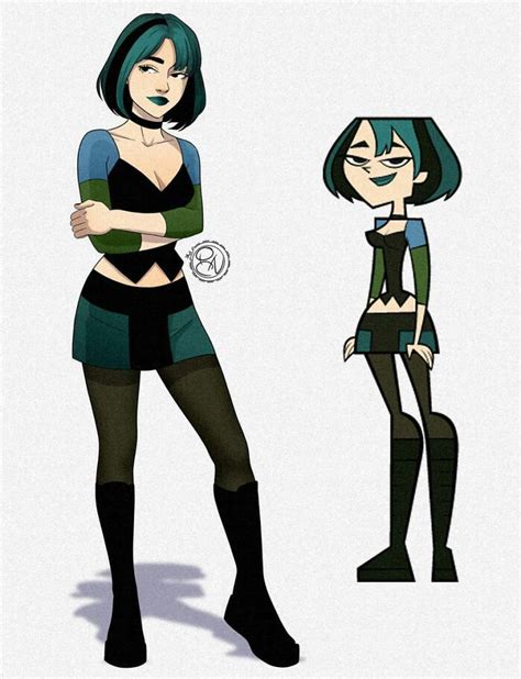Artist Redraws Total Drama Island Characters In A More Realistic Way