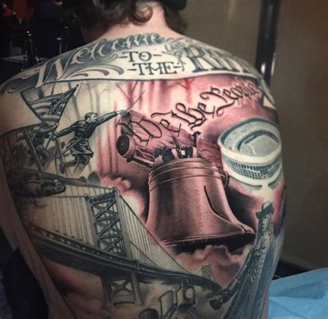 The watercolor tattoo is the most recent tattoo trend that is sweeping away all other tattoo techniques. Liberty Bell & Benjamin Franklin Bridge in this ...