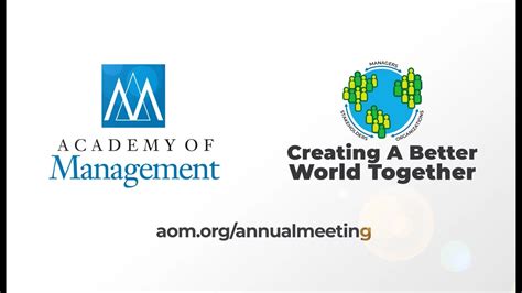 The 82nd Annual Meeting Of The Academy Of Management Youtube