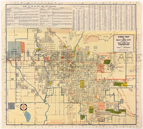 Prints Old And Rare Salt Lake City Ut Antique Maps And Prints