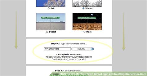 How To Create Your Own Street Sign At Streetsigngeneratorcom