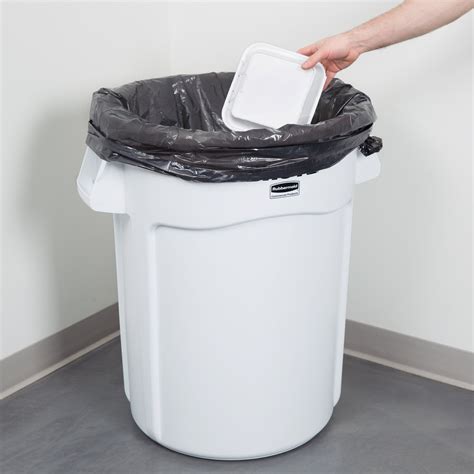 Quality trash bags make a miserable chore much easier to bear, and these five choices are all extremely durable. Rubbermaid 1779740 BRUTE 44 Gallon White Trash Can