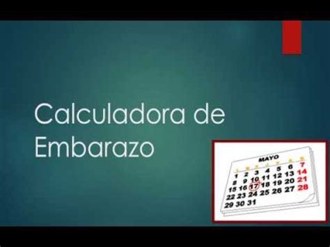 Todas las semanas de embarazo a tu alcance, con toda la información que necesitas si buscas un embarazo o si ya estás embarazada. Calculadora de embarazo - YouTube
