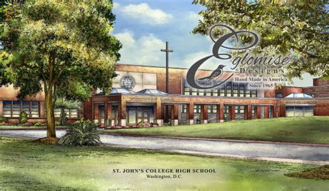 St Johns College High School Eglomise Designs