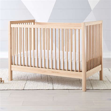 Andersen Ii Maple Wood Convertible Baby Crib Reviews Crate And Kids