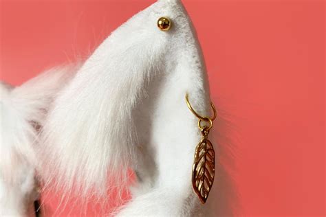 24 In White Fox Tail And Ear Set Wolf Tail And Ear Anime Etsy Uk