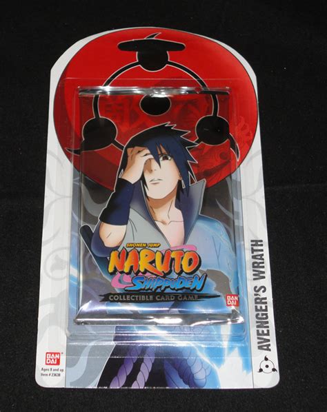 Naruto Avengers Wrath Tcg Ccg Booster Pack 10 Cards Per