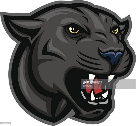 Black Panther Head High Res Vector Graphic Getty Images