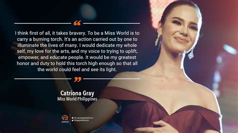 Gray was crowned as miss world philippines on oct 2, 2016. Miss philippines catriona gray's answer to her final ...