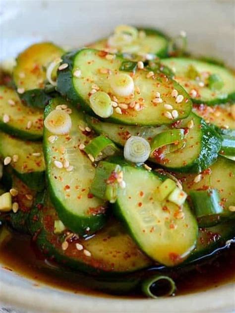 Simple Korean Cucumber Salad Kimchimari