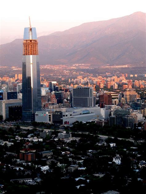 Costanera Center Empire State Building Chile Landmarks Travel