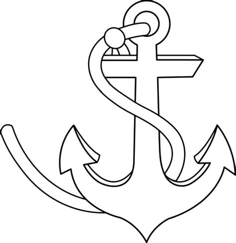 Strong Anchor Coloring Page Bulk Color Coloring Home