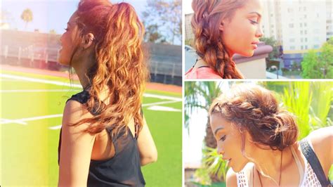 4 Simple Back To School Hairstyles Youtube