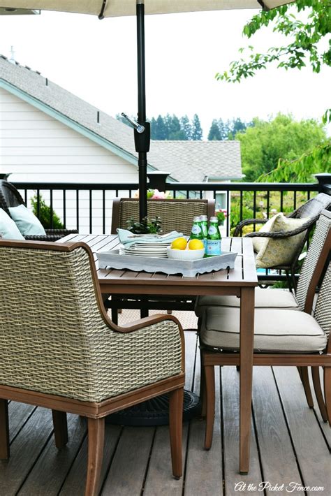 See more ideas about deck decorating, outdoor gardens, backyard. Deck Decorating Ideas and Giveaway! - At The Picket Fence