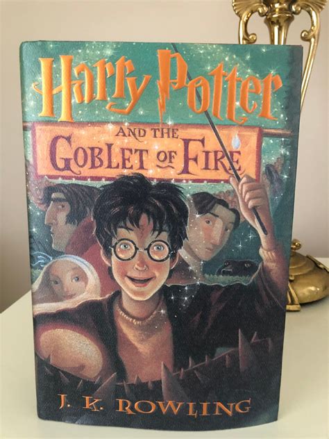 Harry Potter And The Goblets Of Fire St Edition Printed In Etsy