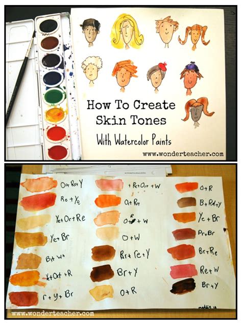 How To Mix Paint Colors To Make Skin Color Unugtp