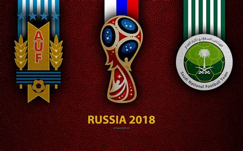 Uruguay Vs Saudi Arabia Football Logos 2018 Fifa World Cup Russia