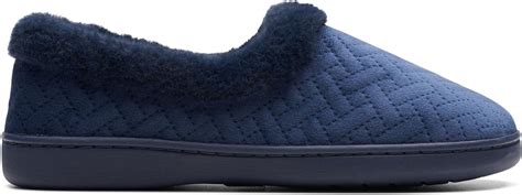 Clarks Twyla Star Textile Slippers In Navy Amazon Co Uk Fashion