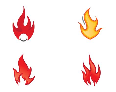 Iconos De S Mbolo De Fuego Vector En Vecteezy